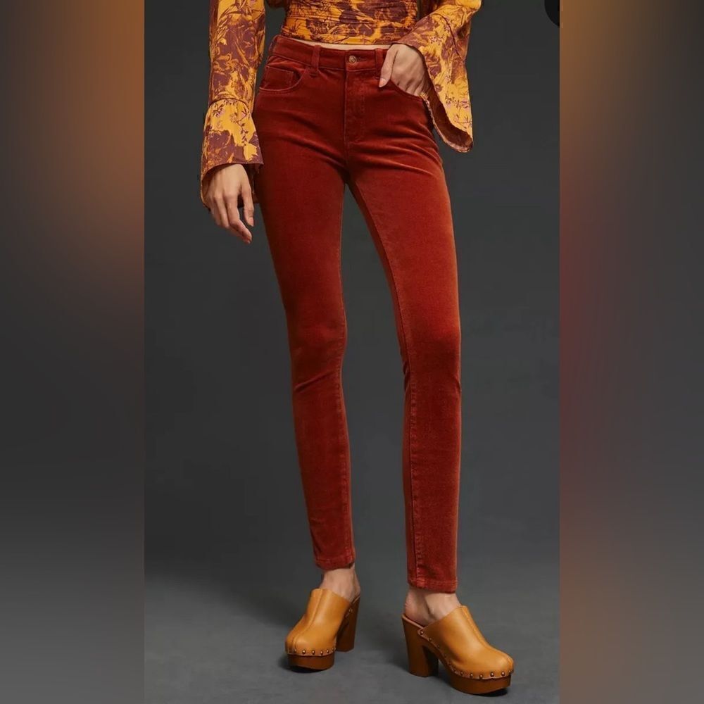 Pilcro and The Letterpress Script Slim Corduroy Jeans. 28